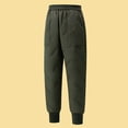 thumbnail image 5 of UngA Kids Boys Girls Snow Pant with Lined Fleece Waterproof Puffer Pants Warm Trousers Winter Pants for Boys Girls (Green,8-9 Years), 5 of 8