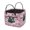 Cherry Blossom Black Cat Pattern, variant on Uourmeti Hummingbird Floral Pattern Pocket Storage Basket for Bedroom Bathroom, Polyester Lightweight Quilted Storage Basket with Durable