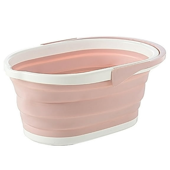 Collapsible Bucket with Handle Portable Folding Water Container Space Saving Bucket Collapsible Sink Foldable Mop Bucket for Washing Dishes Camping Hiking Home