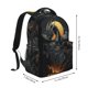 thumbnail image 2 of Fotbe Full Moon Black Dragon Mochila Casual con Estampado para Escuela, Viajes y Actividades al Aire Libre - Duradera, Ligera y Cómoda, 2 of 5