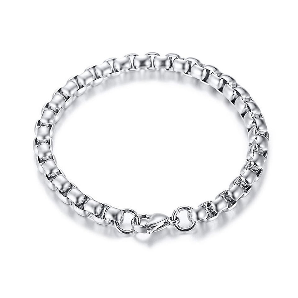 925 Sterling Silver Medical ID Bracelet with Optional Chain Type Med71
