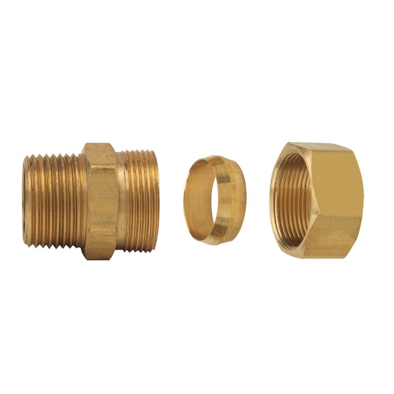 Thrifco 4408878 3/4 Inch MIP X 3/4 Inch FIP Ice Maker Adapter - Brass