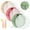Complete Set, variant on Armscye 3 Pack Suction Toddlers Plates, Divided Suction Plates for Baby,100% Food Grade Silicone Baby Plates, Safe Grip Dishes for Toddlers Self Feeding Training