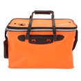 thumbnail image 1 of Bolsa de agua para pesca, cubo para peces, EVA, portátil, plegable, para peces vivos, bolsas de pesca gruesas multifuncionales, color naranja, 1 of 5