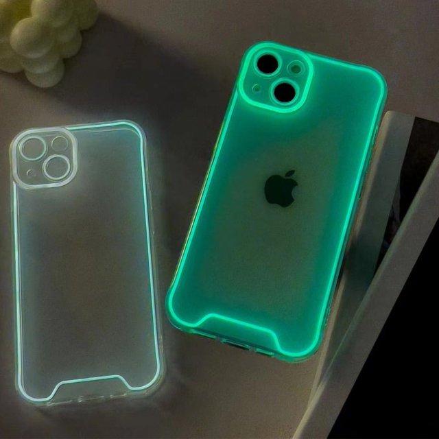 360 Degree Luminous Phone Case - Ultimate Full Body Protection, Soft Flexible Cover, Raised Edges - Universally Compatible with iPhone 11, 12, 13, 14 Pro Max, 15 Plus Models