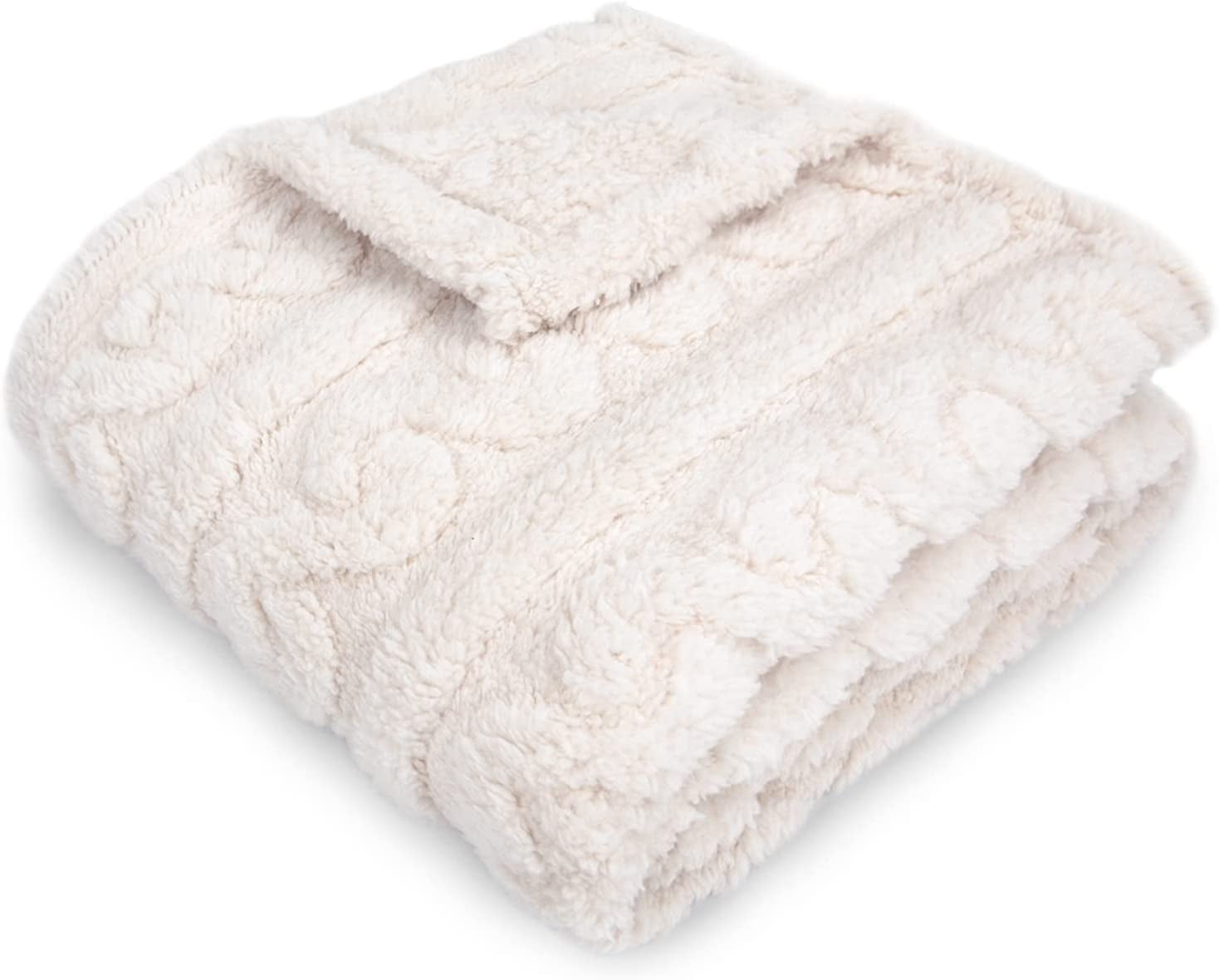 Baby Blanket for Girls Toddlers 3D Fleece Fluffy Fuzzy Blanket for Baby