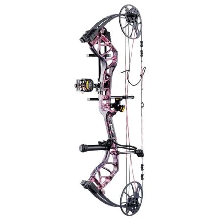 Bear Legit Maxx RTH RH70 Compound Bow Adjustable 10-70 lbs 14-30 Draw Muddy/Black Includes Trophy Ridge Accessories (AV54A23057R)