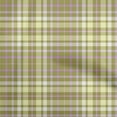 thumbnail image 1 of oneOone Cotton Poplin Twill Lime Green Fabric Check Sewing Fabric By The Yard Printed Diy Clothing Sewing Supplies 56 Inch Wide, 1 of 4