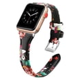 thumbnail image 1 of Correas de cuero compatibles con Apple Watch 38 mm-40 mm / 42 mm-44 mm, correa de cuero de grano superior pulsera delgada y delgada para iWatch Series 5/4/3/2/1 Adepaton 2033273-26, 1 of 9