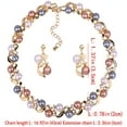 thumbnail image 2 of DESIGNICE Jewelry Set,Stylish Pearl Necklace and Earring Set,Feminine Pearl Jewelry for Women,Classic Necklace to Elevate Your Look, 2 of 7