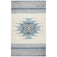 thumbnail image 3 of Alora Decor Ryder 3' x 5' Southwest/Tribal Blue/Ivory Hand-Tufted Area Rug, 3 of 5