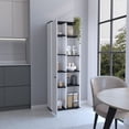 thumbnail image 4 of Wooden Cabinets, Hoyt Kitchen Pantry Storage Cabinet With and Five Interior and Exterior Shelves, Multicolor Living Room Cabinets,Engineered Wood Cabinets With Doors, 4 of 7