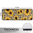 thumbnail image 5 of Kitchen Rugs Sets Of 2,Leopard Sunflower Pattern Anti Fatigue Kitchen Mat Rugs Non Slip Washable,Decorative Kitchen Floor Mats for Kitchen,Sink,Laundry,17"x47"+17"x47", 5 of 5