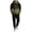 Outfits Sets - Army Green, variant on Maqroz Mens Two Piece Sweatsuits Graphic Ombre Pullover Hoodie Sweatshirts Tapered Jogger Pants Casual Athletic Activewear Matching Tracksuits Trendy Outfits