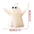 thumbnail image 3 of Halloween Ghost Candle Figurine Decor, Cute Spooky Wax Centerpiece Ornament Stable Base, Tabletop Party Home Display for Halloween Haunted House Decoration, 3 of 9