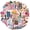 3A-50pcs, variant on 35pcs-50pcs Colorful Boots Stickers Country Stickers Floral Stickers Cowboy Stickers for Laptops Notebooks Suitcases