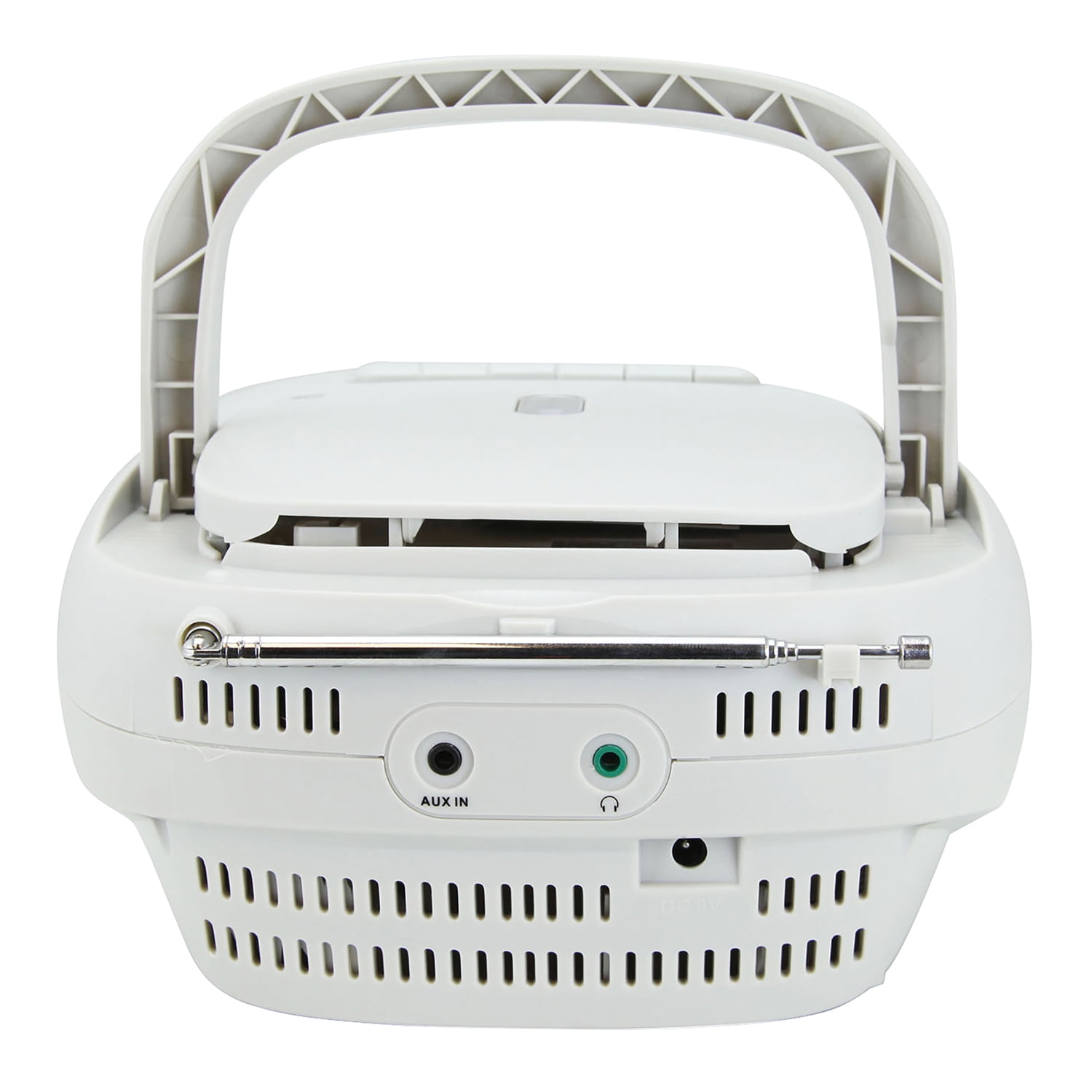 Emerson Radio/CD/Cassette Player Boombox, White