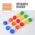 thumbnail image 2 of SHISUYAN 100pcs Lottery Balls Raffle Drawing Balls Lottery Balls Openable Game Balls Game Props, 2 of 9