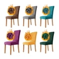 thumbnail image 2 of 1/6pc Velvet Fabric Big Elastic Chair Cover Washable Dining Chair Covers Stretch Seat Case Office Chair Covers Home Decor Case, 2 of 7