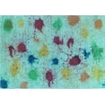 thumbnail image 1 of Ahgly Company Indoor Rectangle Abstract Light Blue Contemporary Area Rugs, 5' x 7', 1 of 4