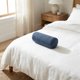 thumbnail image 4 of Houderco 2Ud Fundas Para Almohada Cervical Redonda Azul Con Cremallera Cómodo, 4 of 6