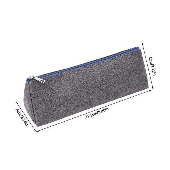 LanSuare Brief Triangular Pencil Case, High Value Large Capacity Stationery Bag for Elementary, Teenagers Art Supplies
