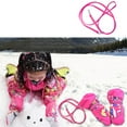 thumbnail image 4 of Kids Thicken Snow Mittens Unisex Waterproof Ski Mitten Winter Warm Gloves for Boys Girls, 4 of 8