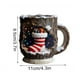 thumbnail image 3 of Taza Navideña Bosque Mágico con Efecto Craquelado | Acabado Craquelado | Apta para Microondas y Lavavajillas | Ideal para Chocolate Caliente, Café y Té | Regalo para Amigos y Familiares | 1 Taza, 3 of 7