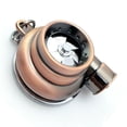 thumbnail image 3 of Mini Turbo Turbocharger Keychain Spinning Props Turbine Key Chain Ring Keyring Keyfob Car Keyring Car Interior Accessories Copper red, 3 of 8