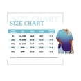 thumbnail image 4 of CASSIE LIZ Plus Size Womens Tops 4X Summer Round Neck Shirts Gradient Blue Purple Fashion Short Sleeve Tee Loose Fit Tunics Spring Oversized Blouses Casual Pullovers 4XL 24W 26W, 4 of 5