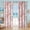 Coral, variant on Coastal Beach Curtains Decorative Nautical Seashell Starfish Grommet Drapes Themed Thermal Insulating 50% Light Blocking Window Curtain 63 Inch Length for Living Room, Bedroom 2 Panels, 52x63 Inches