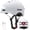 Matte White, variant on Adult Bike Helmet with Light - Bicycle Helmets Men - Women - Front and Back LED Lights Adjustable Cycling Helmet for Urban Commuter Biking Scooter