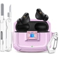 thumbnail image 1 of Funda protectora con cierre joremx para Beats Studio Buds Plus, color rosa, 1 of 6