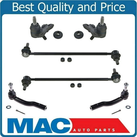 Lower Ball Joints Tie Rods 6pc forLexus CT200H 11-16 for Toyota Prius 10-15