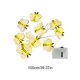 thumbnail image 3 of Guirnalda de Luces Led Portátiles con Forma de Abeja, Alimentada Por Pilas, con Pétalos Transparentes, Fácil de Instalar, No Necesita Enchufe, Perfecta para Decorar Paredes, Ventanas y Techos En Inte, 3 of 7