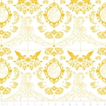 in Stock Disney Fabric Elena of Avalor Fabric Outline in Gold from Camelot 100% Cotton