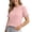 Red#9527, variant on Women's Ruffle Sleeve Knit Tshirts Solid Color Loose Summer Tees for Women