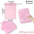thumbnail image 2 of Allgala 100 Count Orangza Gift Party Favor Bags with Drawstring-6x8 Inch-Pink-PF53309, 2 of 2