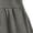 Gray, variant on Miluxas Trendy Long Skirts for Women Solid Swing Tiered A-Line Elastic High Waist Dress with Pockets White