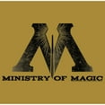 thumbnail image 2 of Junior's Harry Potter Ministry Of Magic Logo  Festival Muscle Graphic Tee Gold Heather X Large, 2 of 4