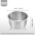 thumbnail image 4 of NOGIS 8 Pcs Small Sauce Cups, Ramekin Sauce Dipping Bowl 60ML Mini Sauce Cups Pudding Condiment Cups for Home Party Restaurant (Silver), 4 of 7