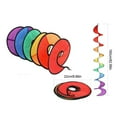 thumbnail image 3 of Advancent Carillón de viento en espiral de poliéster, portátil, reutilizable, giratorio, decorativo, para exteriores, balcón, jardín, Kits de decoración para fiestas, 3 of 5