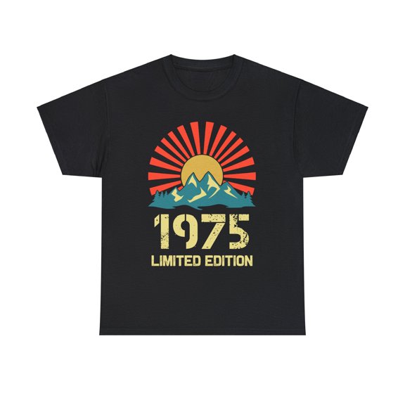 Vintage 1975 Limited Edition 1975 Birthday Shirts for Men Shirts for Men Plus Size Big and Tall