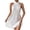 White, variant on Women's Halter Mini Dress Twist Textured Pattern Sleeveless Cowl Neck Tie Back Cocktail Dress White