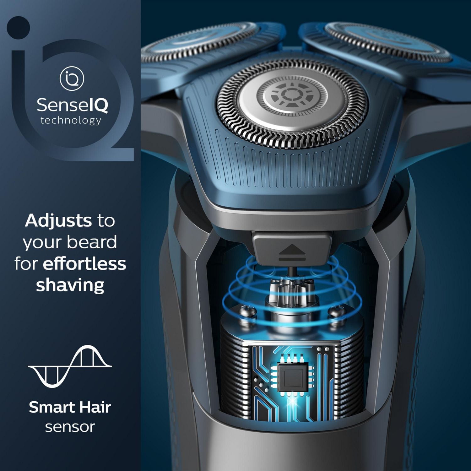 Philips Shaver series 7000 Wet and Dry Shaver with Cable-free Quick Clean Pod, S7786/50, Wet & Dry electric shaver