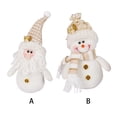 thumbnail image 4 of Bearachild Muñeca decorativa de Navidad, adorno de cumpleaños sin rostro, hogar suave, sala de estar, escritorio, jardín, colgante artesanal decorativo Kits de decoración para fiestas Papa Noel Bearachild HA064921-01, 4 of 6