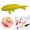 Yellow, variant on 1pcs Miniature Koi Fish Figurines Fake Goldfish Decorations for DIY Fish Tank Dollhouse Miniature Garden Realistic Carp Statues for Creative Landscaping,Black