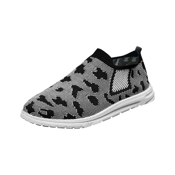 Lovskoo 2024 Women's Slip On Flats Sandals Round Toe Shoes Breathable Spring/Summer Low Mid Heel European American Fashion Cozy Shoes Gray