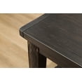 thumbnail image 5 of Roundhill Furniture Leviton Antique Black Finished Wood 5-Piece Counter Height Dining Set, Blue, 5 of 9