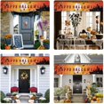 thumbnail image 3 of Happy Halloween Big Banner Decoraciones con Ghost Pumpkin Bat Handprint Huella Horror Haunted House Diseño para el hogar Wall Gallery Decor Outdoor Indoor Yard Garden Party Supplies 98 X 19 Inch Namotu WMPH-1121, 3 of 5